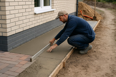 Нужна ли отмостка фундамента вокруг дома?