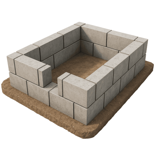 Фундамент из блоков ФБС в СПб