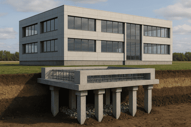 ЖБ сваи для здания 12×20 м