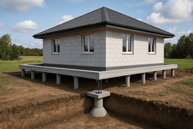 ТИСЭ для кирпичного дома 8×10 м ТИСЭ для кирпичного дома 8×10 м